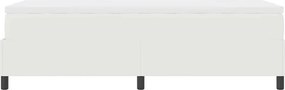 vidaXL Κρεβάτι με ελατήρια Κρέμα και Λευκό 80 x 200 cm