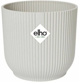 Βάζο Λουλουδιών Elho   Ø 25 cm Στρογγυλή Λευκό Πλαστική ύλη