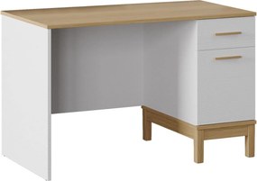 Γραφείο Ξύλο / Λευκό Δρυς DEGECON 120x65x77.3