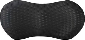 vidaXL Μαξιλάρι πλάτης Μαύρο Αφρός Μνήμης 46 x 24 x 11 εκ