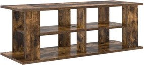 vidaXL Βάση τηλεόρασης Καπνιστό Δρύς 96 x 35 x 33,5 εκ