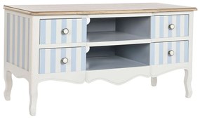 Τηλεόραση DKD Home Decor Λευκό Sky μπλε (120 x 48 x 60 cm)