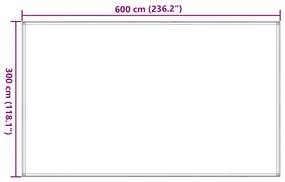 Χαλί Σκηνής Taupe 300 x 600 εκ. 310750