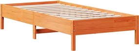 vidaXL Σκελετός Κρεβ. Χωρίς Στρώμα Καφέ Κεριού 90x200 εκ Μασίφ Πεύκο