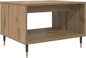 vidaXL Τραπεζάκι σαλονιού artisan δρυς 60 x 50 x 40 εκ