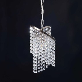 Φωτιστικό Οροφής Textile &amp; Crystal DLA12271 Clear Crystal, Metal
