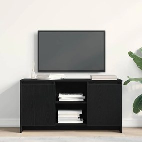 vidaXL Κάθισμα TV σε Μαύρο Δρυς 102x37,5x52,5 εκ από Επεξεργασμένο Ξύλο