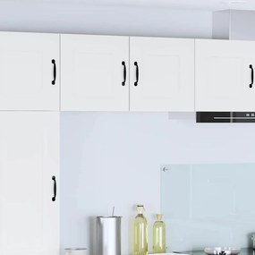 vidaXL Κρεμαστό ντουλάπι κουζίνας με ράφι Λευκό 40 x 31 x 40 εκ.