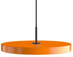 Φωτιστικό Οροφής Asteria Medium Black 2423C4173 Φ43x4cm Led 1300lm 16W 3000k Nuance Orange Umage