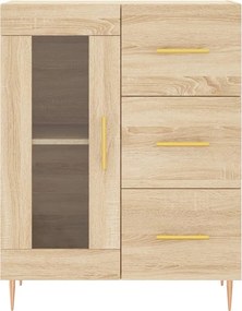 vidaXL Ντουλάπι Sonoma Δρυς 69,5 x 34 x 90 εκ. από Επεξεργασμένο Ξύλο