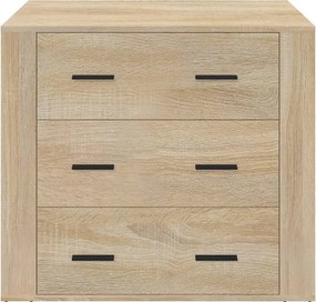 vidaXL Ντουλάπι Sonoma Δρυς 80x33x70 εκ. από Επεξεργασμένο Ξύλο