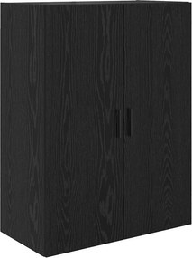 vidaXL Highboard 2 pcs Μαύρη δρυς 69,5 x 34 x 180 εκ.