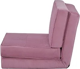Πολυθρόνα κρεβάτι Nextdeco Flex ροζ Υ62x74x80εκ.