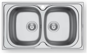 Maidsinks by Pyramis Derby Σατινέ Ανοξείδωτος Νεροχύτης 80  cm