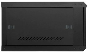 vidaXL Ντουλάπα δικτύου με αποθήκευση Μαύρο 53 x 60 x 30 εκ Ατσάλι