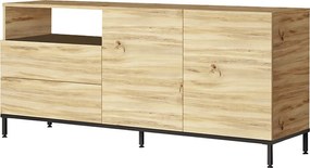 Μπουφές Evaluate pakoworld sonoma-wenge 170x46.5x75.5εκ