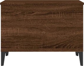 vidaXL Τραπεζάκι Σαλονιού Καφέ Δρυς 60x44,5x45 εκ. Επεξεργασμένο Ξύλο