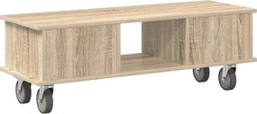 vidaXL Βάση TV Δρύς Sonoma 100 x 35 x 35 εκ Επεξεργασμένο ξύλο