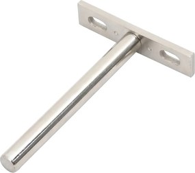 vidaXL Πλωτά στηρίγματα ραφιών 12 τεμ. Ø10x100 χιλ. Ανθρακοχάλυβας