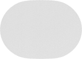 vidaXL Ύφασμα Τραπέζης 5 τμχ. Λευκό 130 x 180 εκ. Ωοειδής