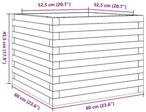 ΖΑΡΝΤΙΝΙΕΡΑ ΚΗΠΟΥ 60X60X45,5 ΕΚ ΑΠΟ ΜΑΣΙΦ ΞΥΛΟ ΠΕΥΚΟΥ 847248