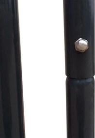 vidaXL Πύλη Φράχτη Κήπου Ανθρακί 100x100 εκ.