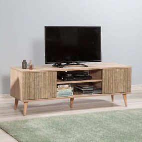 Megapap Έπιπλο Τηλεόρασης Soho Από Μελαμίνη Sonoma 140x40x50 Εκ.
