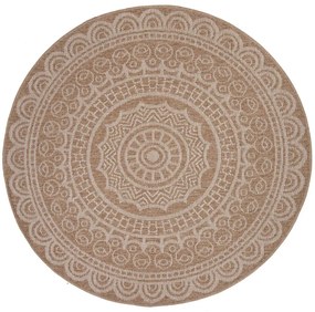 Χαλί Ψάθινο Avanos 8893 White Royal Carpet 200X200cm Round