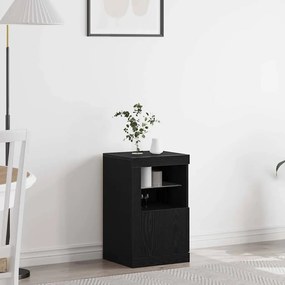 vidaXL Βοηθητικό ντουλάπι Μαύρη δρυς 41 x 37 x 67 εκ