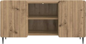vidaXL Ντουλάπι TV 102 x 34,5 x 52 εκ Artisan Δρυς Επεξεργασμένο Ξύλο