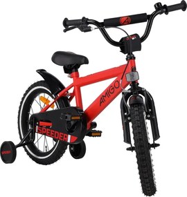 Speeder 16 Inch 27 cm Boys Coaster Brake Red/Black