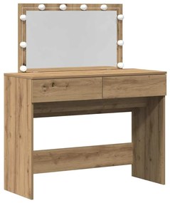 vidaXL Κομοδίνο artisan δρυς 100 x 40 x 120 εκ. Επεξεργασμένο ξύλο