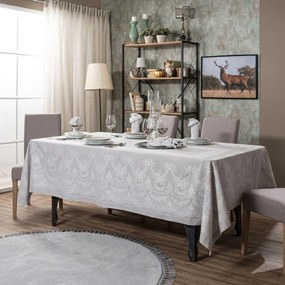 Τραπεζομάντηλο Etienne 03 Grey Teoran 155x230 160x230cm Cotton-Polyester