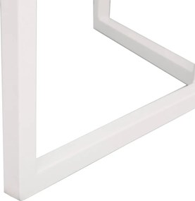 Τραπέζι πτυσσόμενο Talen pakoworld σε λευκή απόχρωση Φ80x74εκ