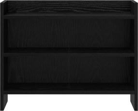 vidaXL Ντουλάπι TV 60 x 33 x 47 εκ. Μαύρη Δρυς Επεξεργασμένο Ξύλο