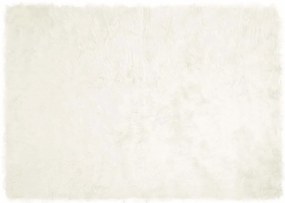 vidaXL Ψεύτικο Δέρμα Προβάτου Χαλί Tafalla Λευκό 140 x 200 cm