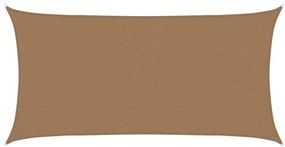 vidaXL Πανί Σκίασης Taupe 2,5 x 5 μ. από HDPE 160 γρ./μ²