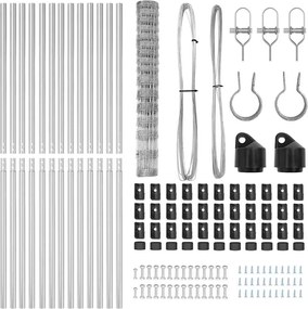 vidaXL Στύλος Περιφράξεων Γαλβανισμένο 100 x 0,8 μ Ατσάλι