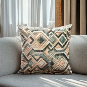 Beauty Home ΜΑΞΙΛΑΡΟΘΗΚΗ ΒΕΛΟΥΔΟ MARBLE LUXURY   45 x 45 cm