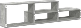 vidaXL ΡάφιΤηλεόρασηςΤοίχου 120x25x28,5εκ Επεξεργασμένο Ξύλο