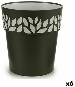 Αυτοποτιστικη Γλάστρα Stefanplast Cloe Ανθρακί Πλαστική ύλη 29 x 29 x 29 cm (x6)