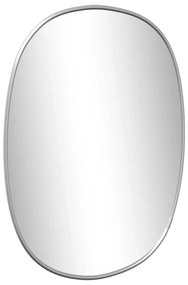 vidaXL Καθρέφτης Τοίχου Ασημί 40x30 εκ.