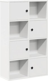 vidaXL Βιβλιοθήκη Λευκή 60x24x101,5 εκ. από Επεξεργασμένο Ξύλο