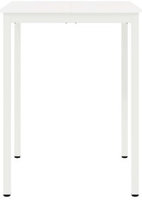 vidaXL Τραπέζι μπαρ Λευκό 110 x 55 x 105 εκ. Στερεά ξυλεία πεύκου