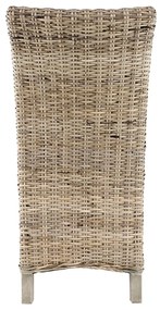 Artekko Rattan Καρέκλα Ξύλο Ρατάν σε Φυσική Απόχρωση (48x62x103)cm