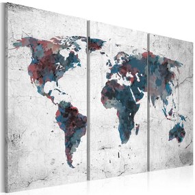 Πίνακας - Undiscovered continents - triptych 120x80