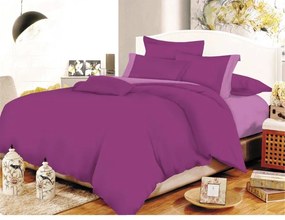 Σετ Σεντόνια Polycotton Μονά 160x240εκ. Με Φάσα Mauve-Lilac