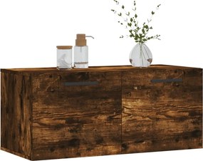 vidaXL Ντουλάπι Τοίχου Καπνιστή Δρυς 80x36,5x35 εκ. Επεξεργασμένο Ξύλο