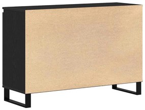 vidaXL Πλαϊνό γραφείο Μαύρη δρυς 101.5 x 35 x 70 εκ Επεξεργασμένο ξύλο