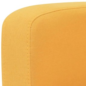 Καναπές Διθέσιος Κίτρινος 135 x 65 x 76 εκ. - Κίτρινο